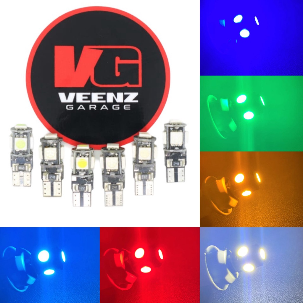 T10 Canbus ไฟ LED สําหรับข้าวโพด Dusk 5 SMD 5050 Super Bright