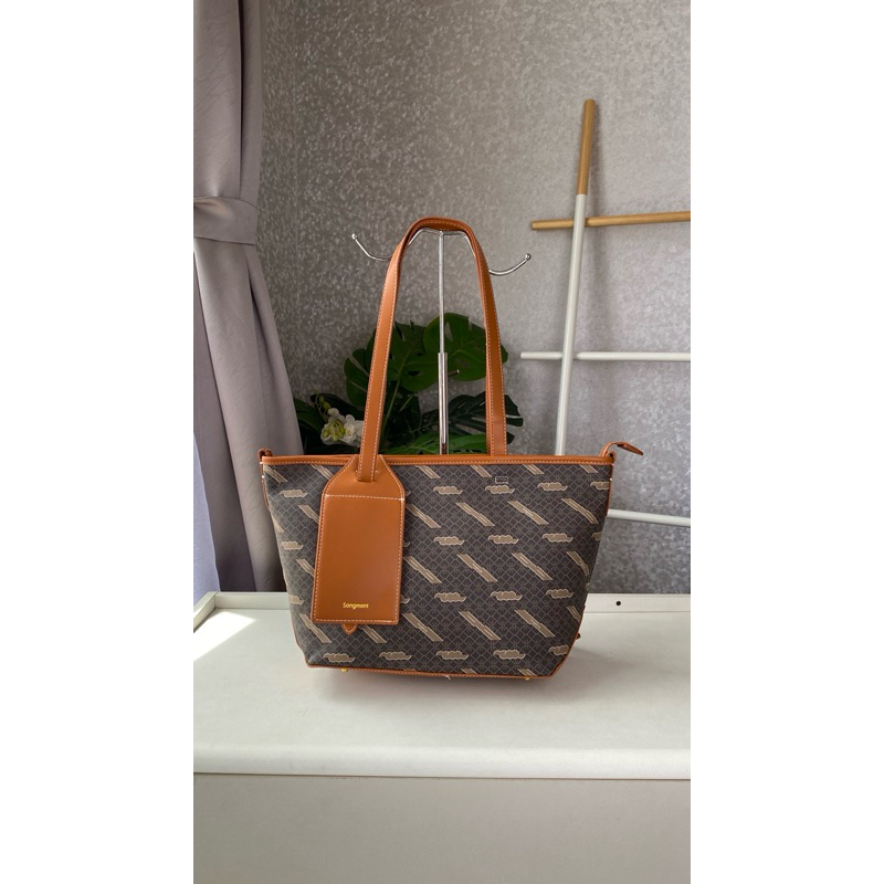 กระเป๋าสตรี / TOTE BAG / WORK BAG / COLLEGE BAG / KIA-SMB TOTE BROWN