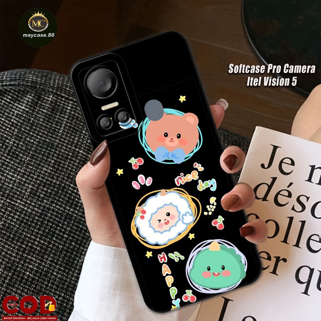 เคส HP Itel Vision 5 - เคสแฟชั่น Itel Vision 5 - เคส Softcase Itel Vision 5 - ตัวป้องกันโทรศัพท์ - เ