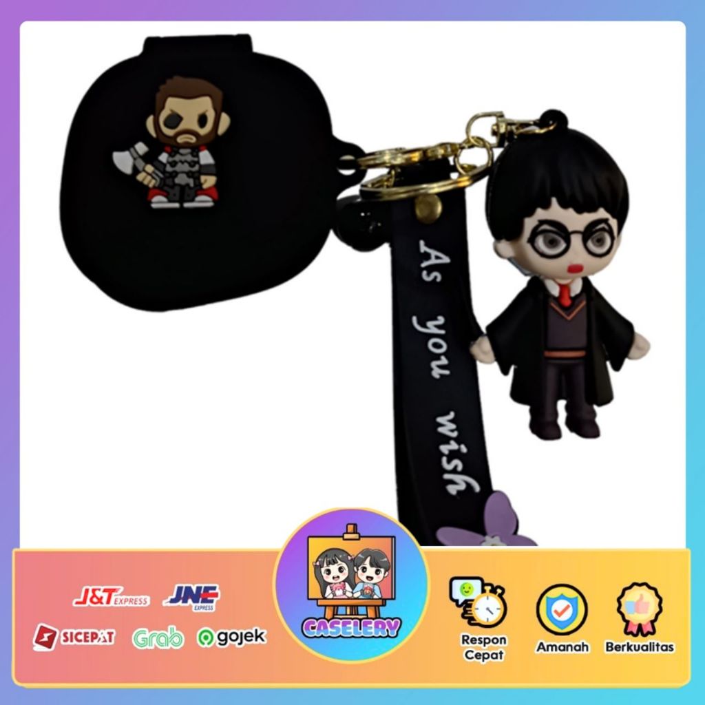 [R50i] Soundcore R50i Anker Marvel Thor เคสตัวละครซิลิคอนอ่อนคุณภาพพรีเมี่ยม Hanger62