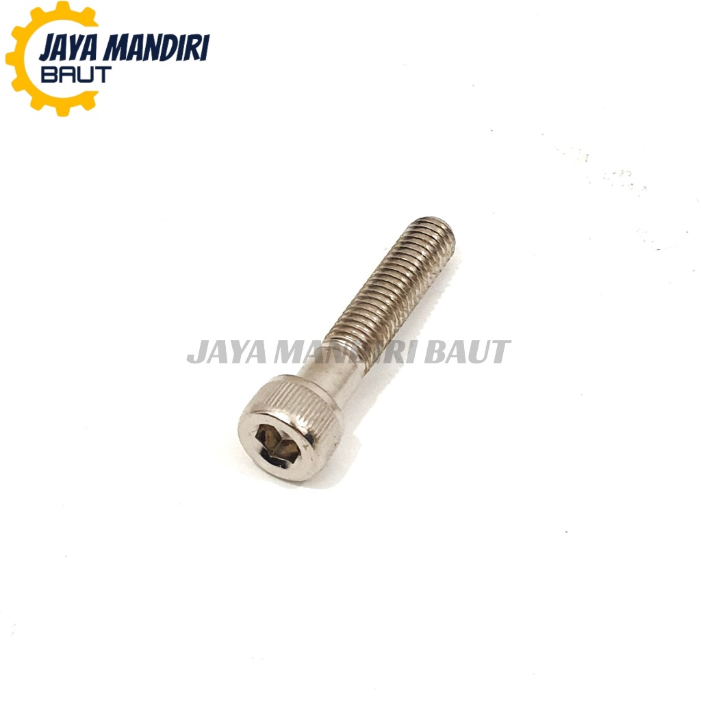 M8 x 40 นิกเกิล L Bolt L6 คีย์ด้ายละเอียด 12 8x40 ความยาว 40 มม. นิกเกิล