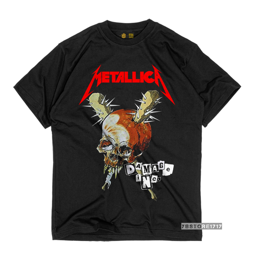 เสื้อยืด Metallica Damage inc - เสื้อยืดวงโลหะ