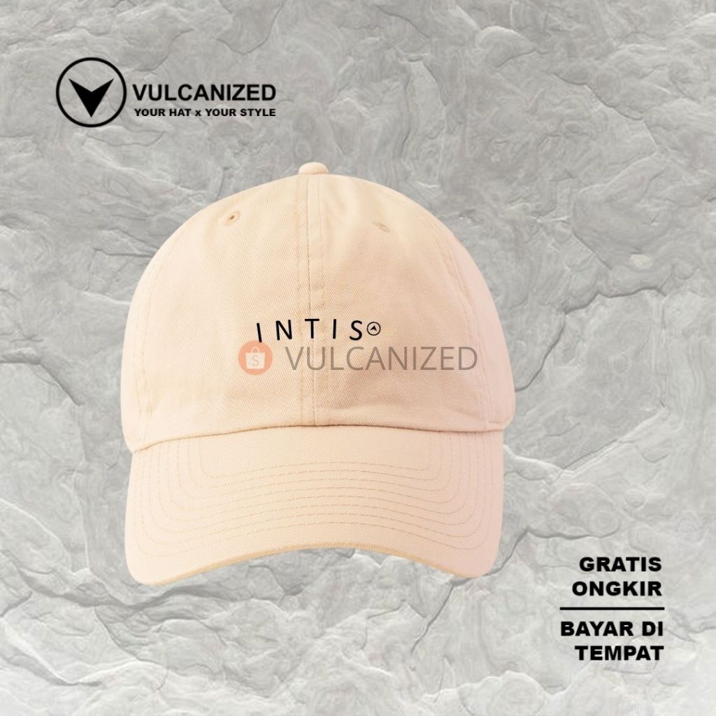 Intis Polo Caps Simple - Cream Hat Men