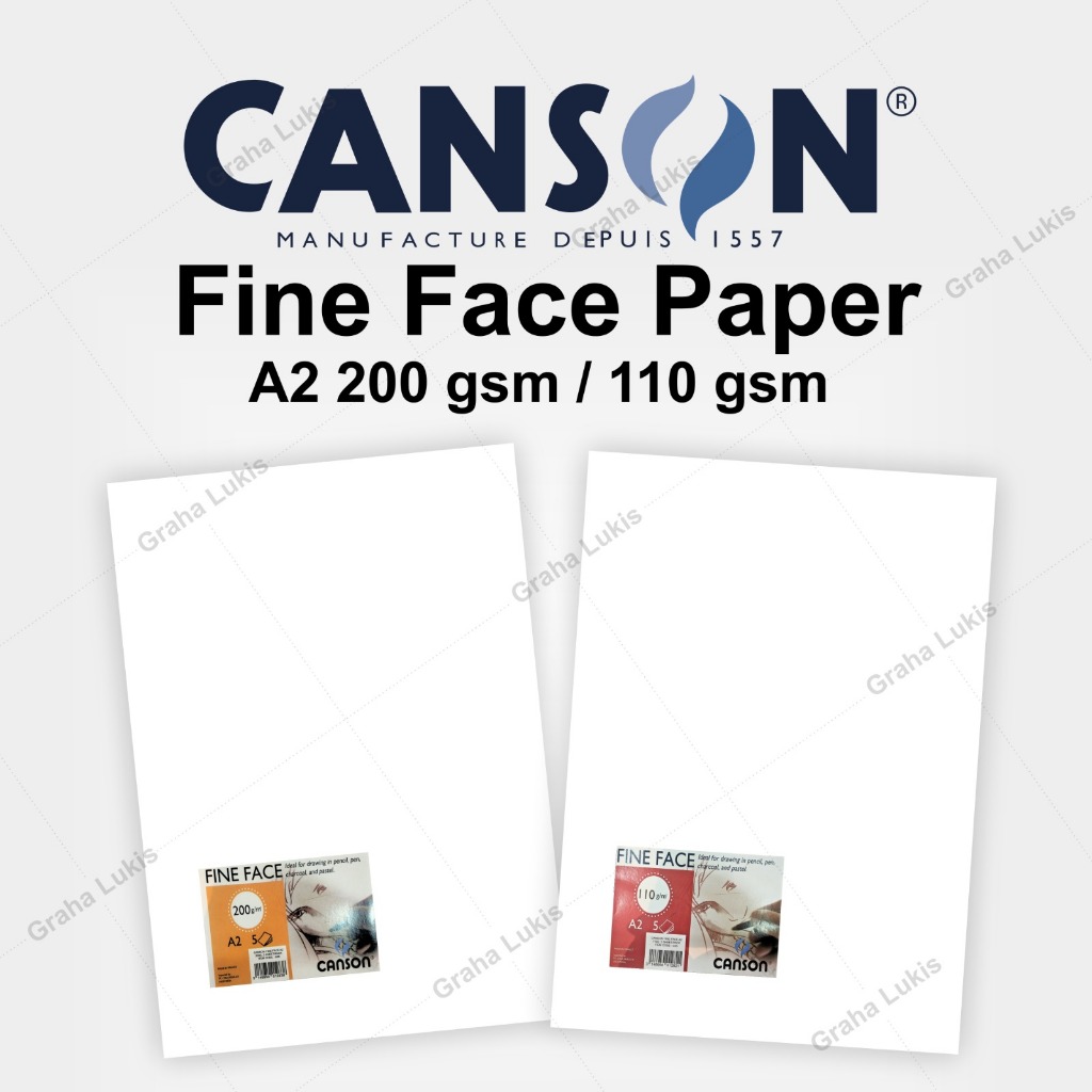 Canson Fine Face Paper A2 200 แกรม / 110 แกรม