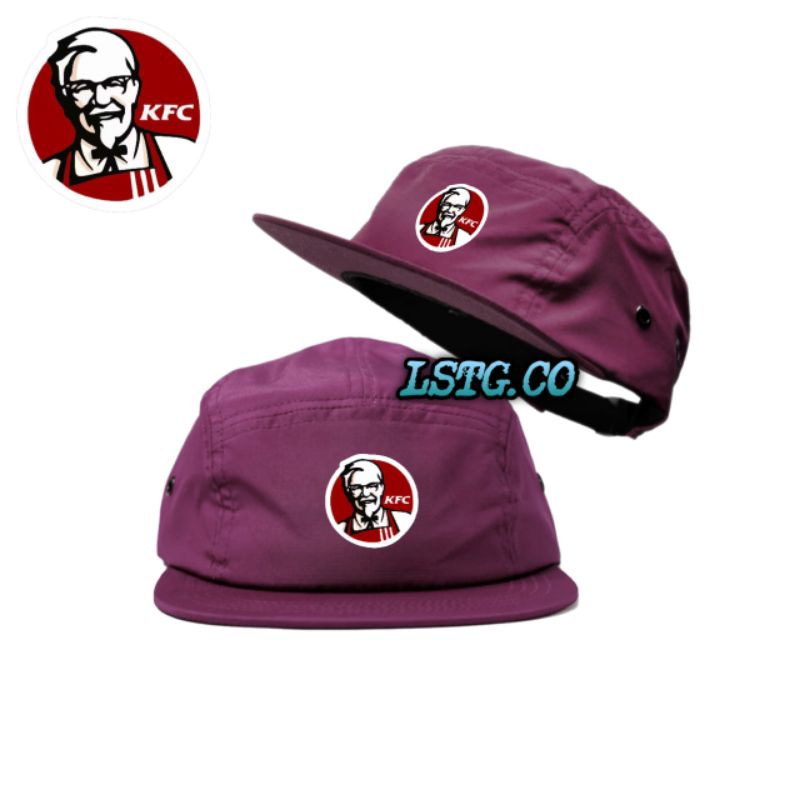 KFC 5 แผงหมวก - หมวก Snapback ห้าชั้น Casual - หมวก Distro พรีเมี่ยมสําหรับผู้ชายและผู้หญิง - รูปที่ 4