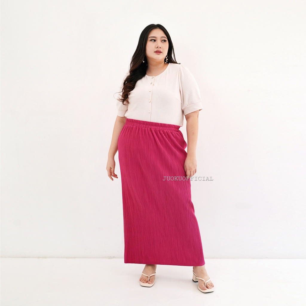 กระโปรงสปันจัมโบ้ Plisket Lidi / กระโปรงโปsket Jumbo / Plisket พรีเมี่ยม / กระโปรงพลีท ราคา ถูกที่สุด ดีลบีเคเค แกลเลอรีภาพที่ 9