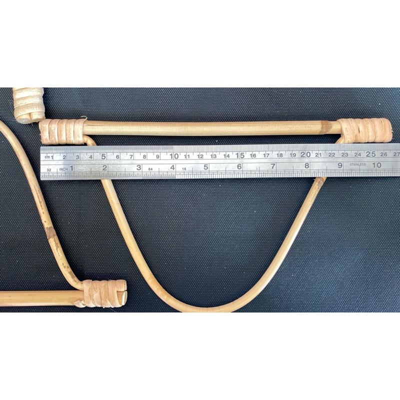 ARC-SHAPED RATTAN BAG HANDLE PER PAIR / ARC RATTAN BAG HANDLE