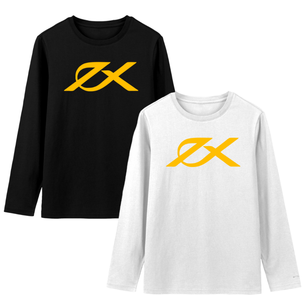 Cryptocurrency Exness เสื้อยืดผ้าฝ้ายแขนยาว Combed 30s เสื้อยืด Unisex