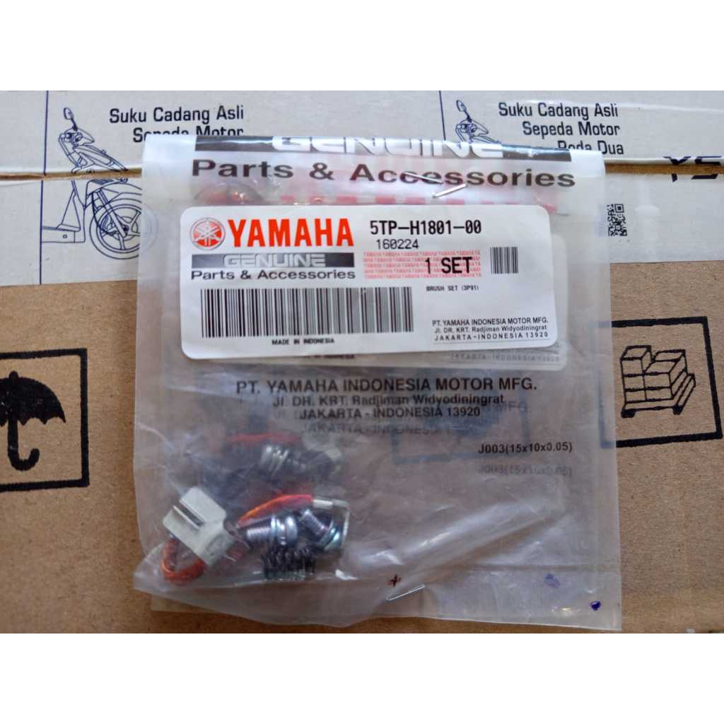 แปรงคาร์บอน 5TP-H1801-00 Yamaha Vixion, Jupiter Z, Byson, Vega / Brostel Original YGP