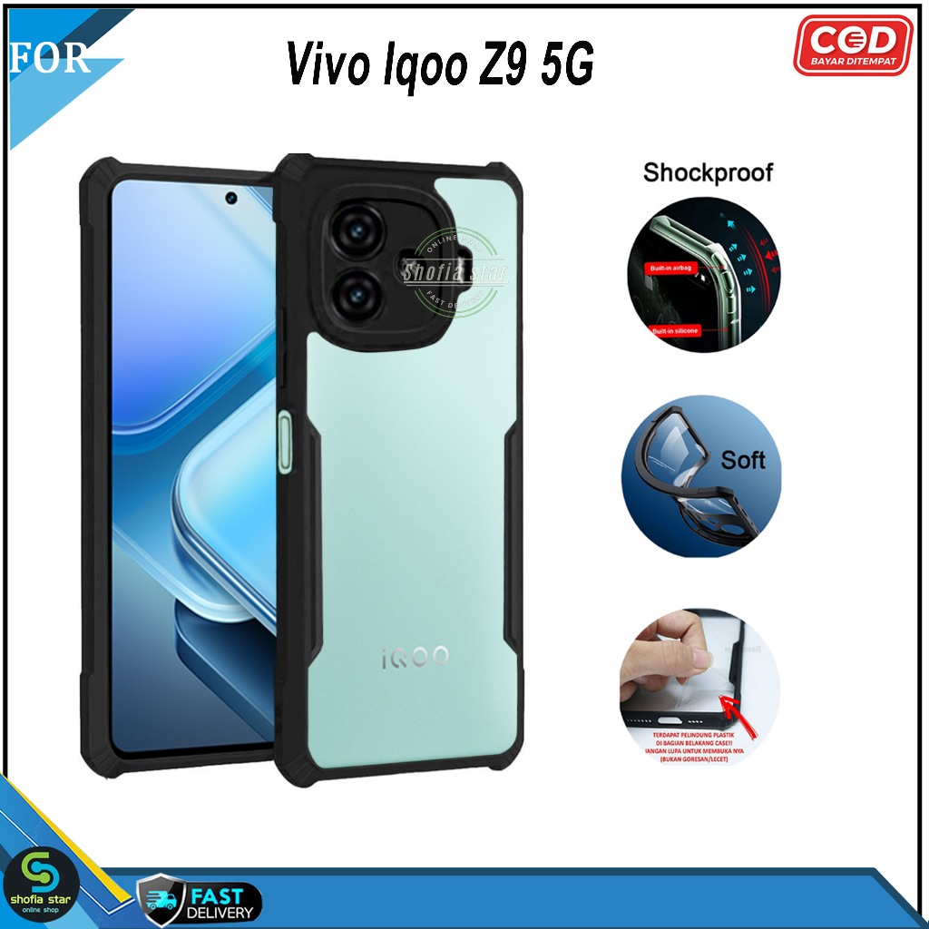 Vivo Iqoo Z9 5G Z9x 5G Soft case Fusion ปลอกใสกันกระแทก