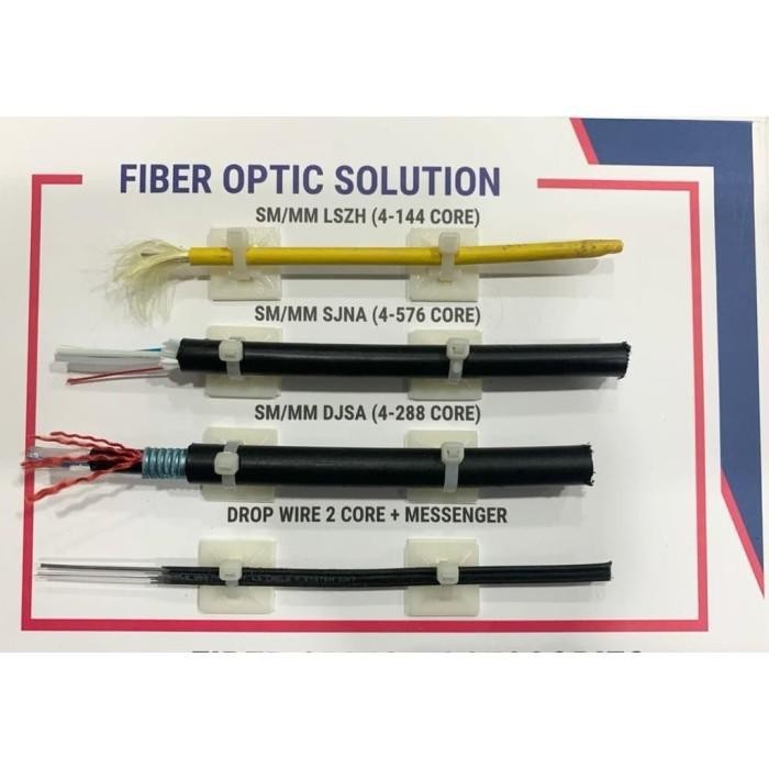 สาย LS FIBER OPTIC 4 CORE MM OM2 DJSA โดยตรงฝังกลางแจ้ง
