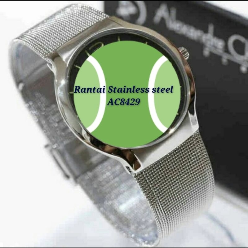 ALEXANDER CHRISTIE STAINLESS STEEL SAND CHAIN AC8429 AC 8429 ORIGINAL