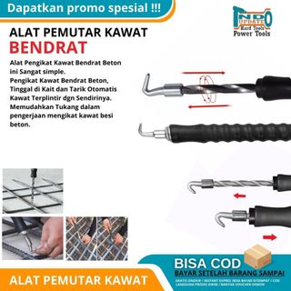 TERMURAH!!! Alat Pengikat Kawat Beton - Ikat Kawat Bendrat Otomatis - Alat Kait Pelintir Bendrat