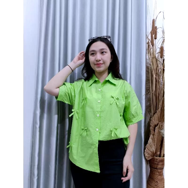 KEMEJA KATUN เสื้อเชิ้ตผ้าฝ้าย Coquette 751