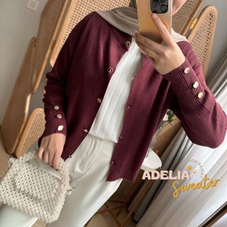 Baju cardigan basic kancing Inara rajut tebal Tarla cardi premium Aira knitted wanita Atasan sweater