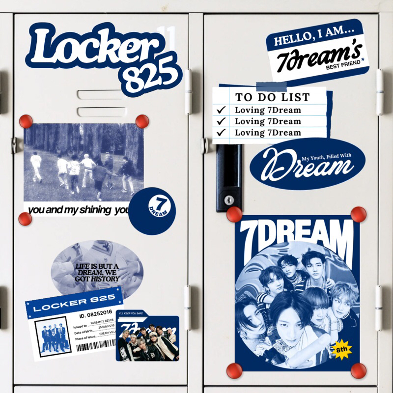 Nct Dream Sticker Pack: Locker 825