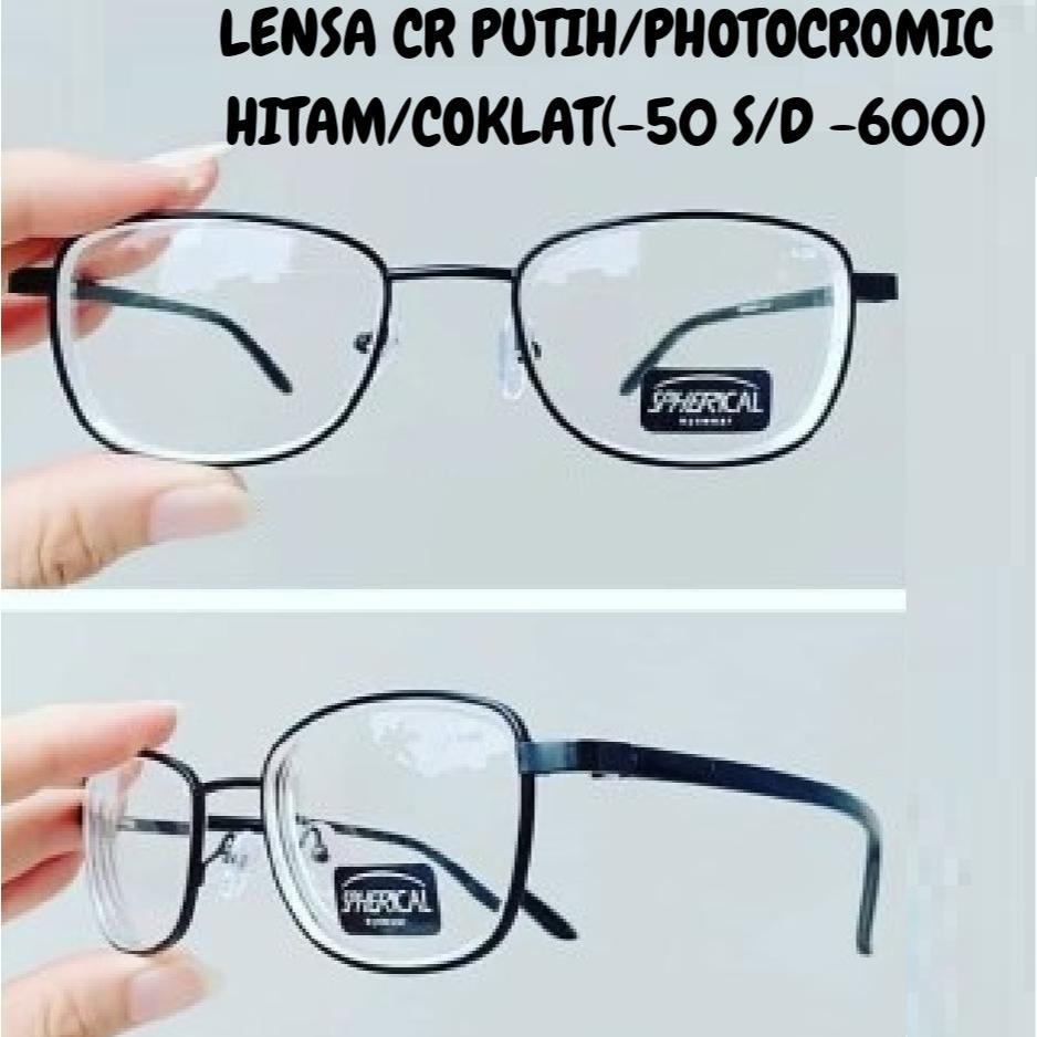 แว่นตาออปติคอลสั่งยาบวกลบอ่านไกลใกล้ 2 เลนส์โฟโตโครมิคเปลี่ยนสี kryptok progressive medan sph 5003