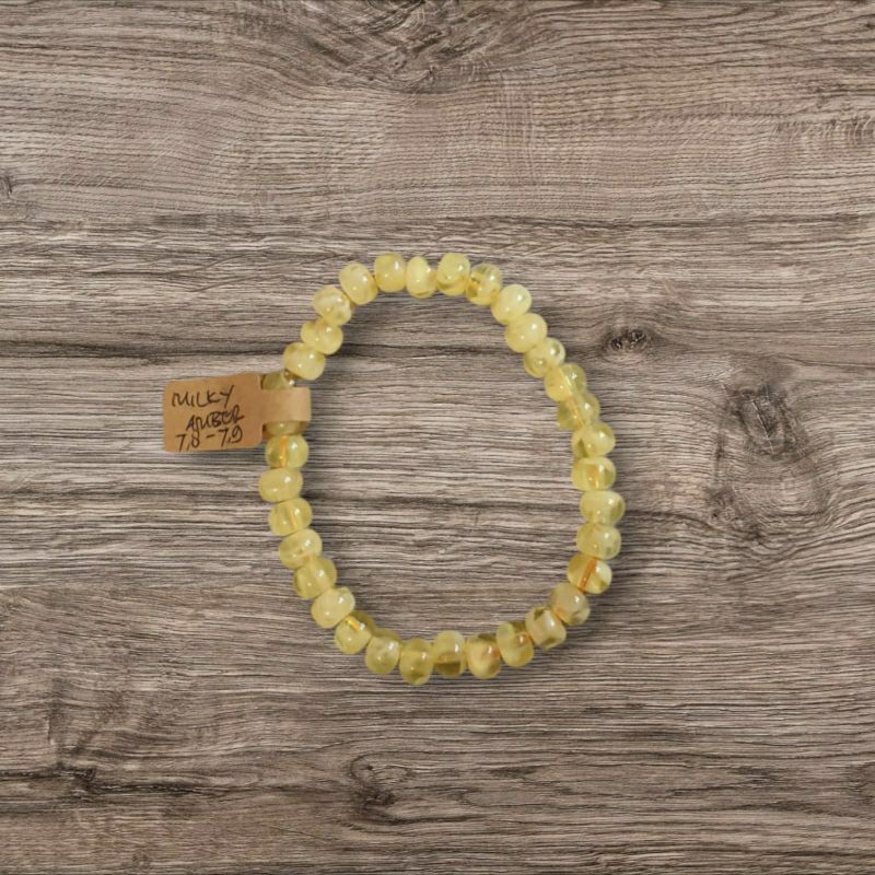 Rinalelle Milky Amber Bracelet 7.9 มม