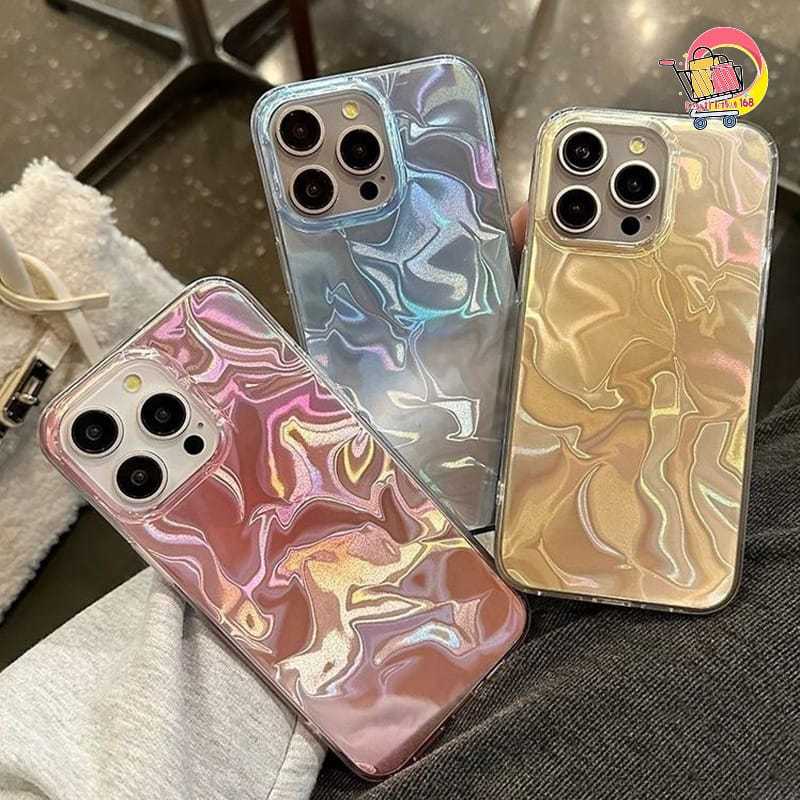 SS940 ใหม่ Waterry Textured RippleกรณีGradient HardcaseปลอกHpสําหรับOPPO A3 PRO A1K A3S A5S A7 A12 A