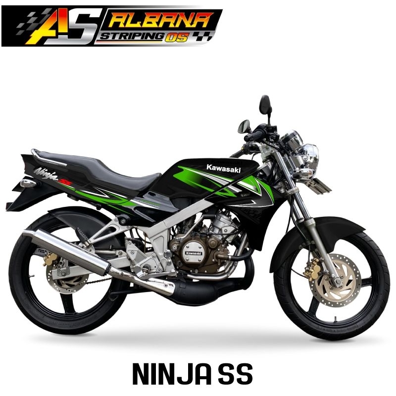KAWASAKI คาวาซากิ NINJA SS 2010 TRASPARENT STRIPING/KAWAS NINJA SS 2010 ตัวแปรสติกเกอร์ TRANSPARENT UV