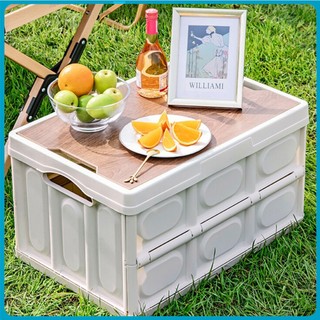 Keranjang Piknik Kotak Tebal Lipat - Storage Box Container Foldable - Box Keranjang Penyimpanan Box