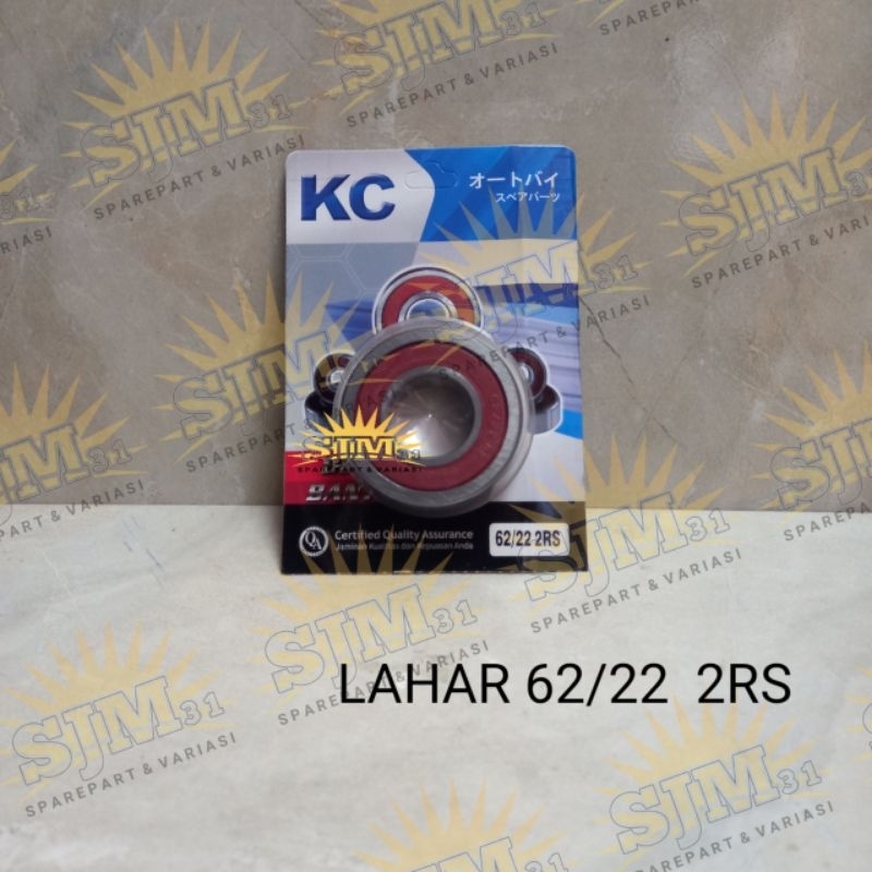 แบริ่ง / Lahar / Klaher 62/22 2RS KC (ต่อ 10 ชิ้น)