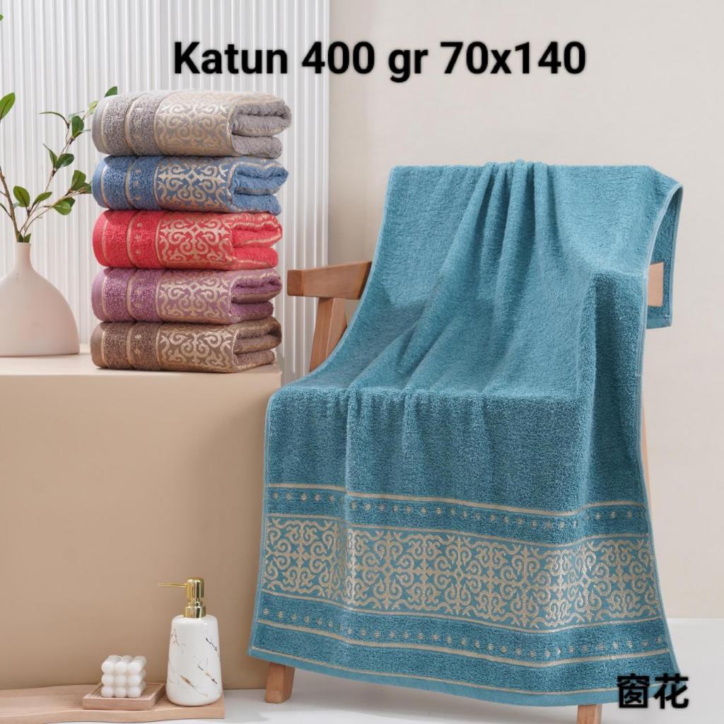 KATUN LIVE - (เนื้อหา 3 ชิ้น) Xin Ju Yuan Premium Cotton Towel ขนาด 70x140 ความหนา 400gr High Absorb