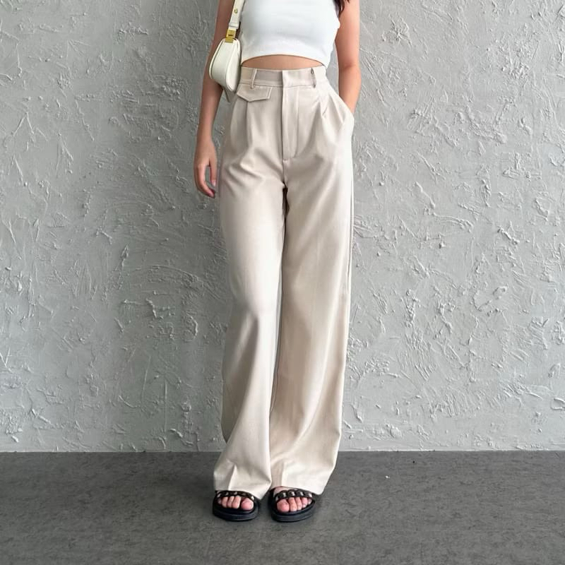ORO PANTS - Oro Pants กางเกงหลวม Culottes ยาวผู้หญิงล่าสุด