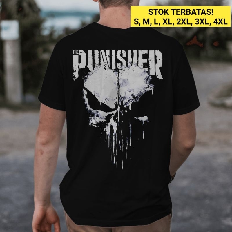 เสื้อยืด Punisher Distro สําหรับผู้ชายและผู้หญิง Cotton Combed 24s