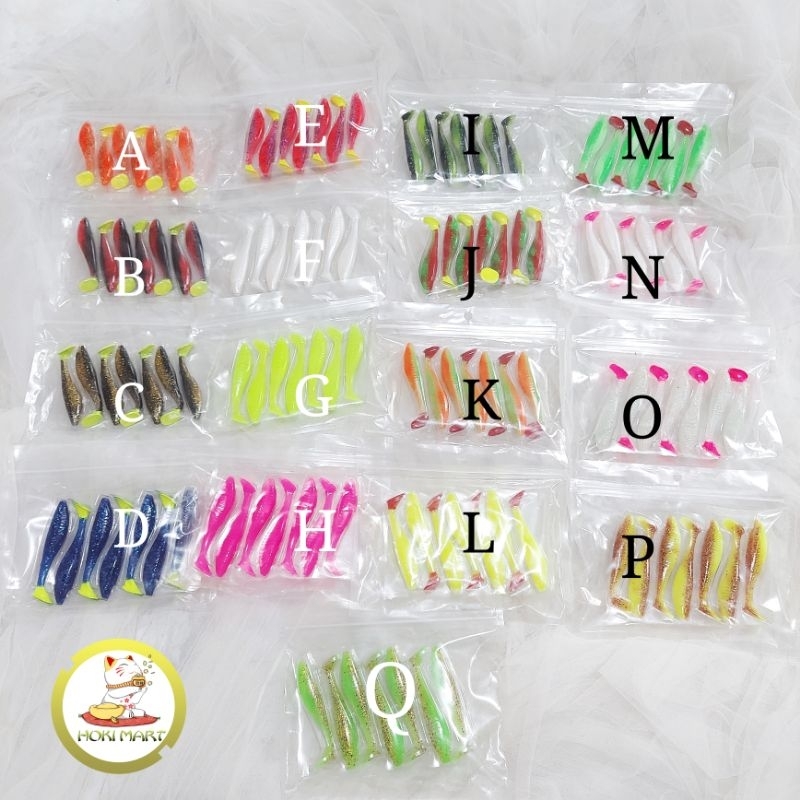 Soft Lure Paddle Pop Fishing Bait 8cm PREMIUM / rep Ozmy Paddle pop / Casting Bait / เหยื่อตกปลาไม้ก