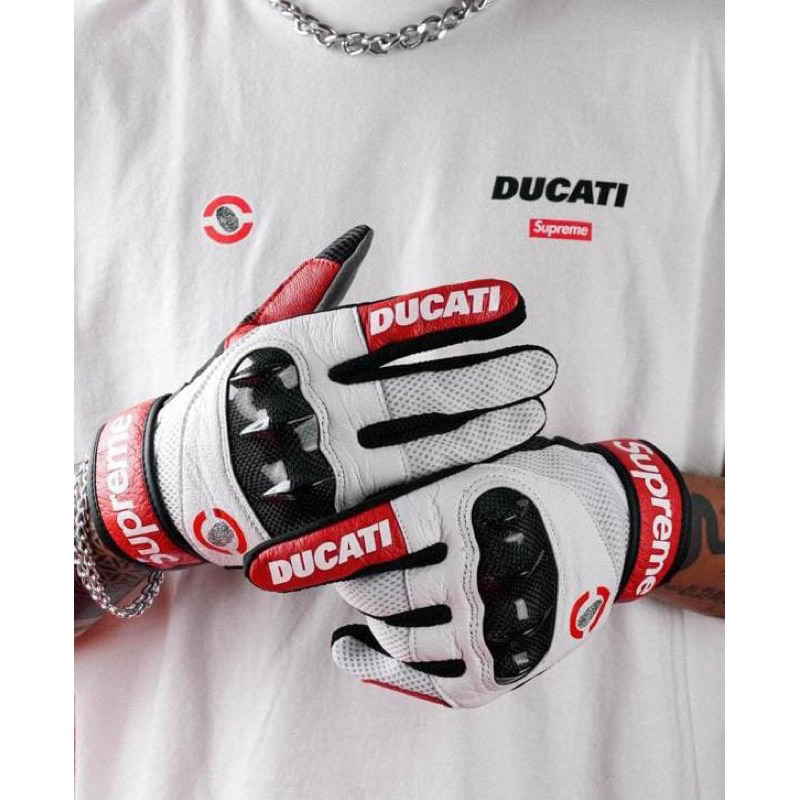 เสื้อยืดมอเตอร์ไซค์ Ducati Supreme Firelli Brembo Arai