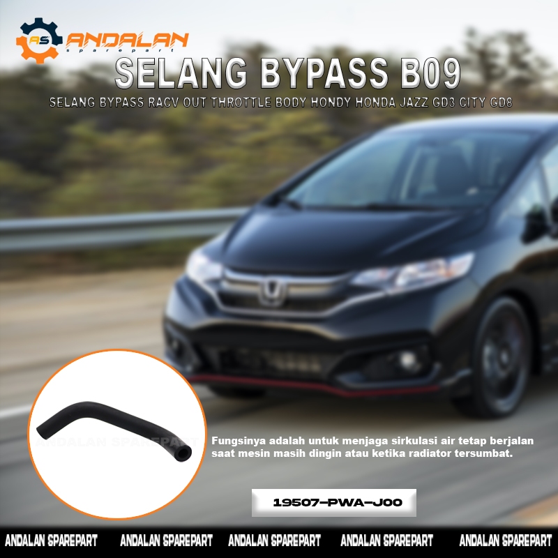 BYPASS HOSE RACV OUTLET THROTTLE BODY HONDA JAZZ GD3 CITY GD8 19507-PWA-J00