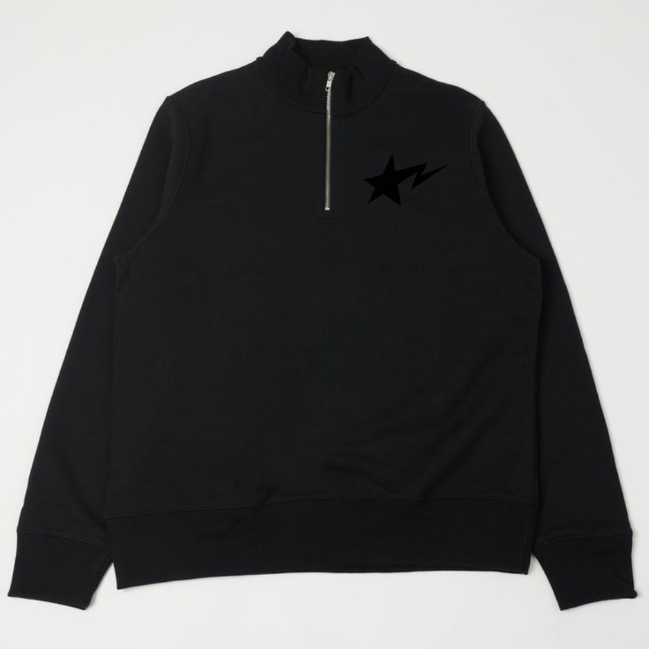 จัดส่งฟรี HALF-ZIP STAR MADE IN FLEACEE 280 MATERIAL - เสื้อท็อปผู้ชายและผู้หญิงทันสมัย - STAR BOY S