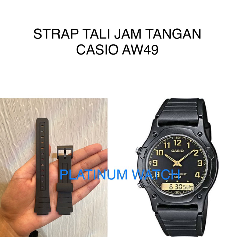 CASIO AW-49 AW49 AW-49H AW49H WATCH STRAP CASIO AW 49 H WATCH STRAP