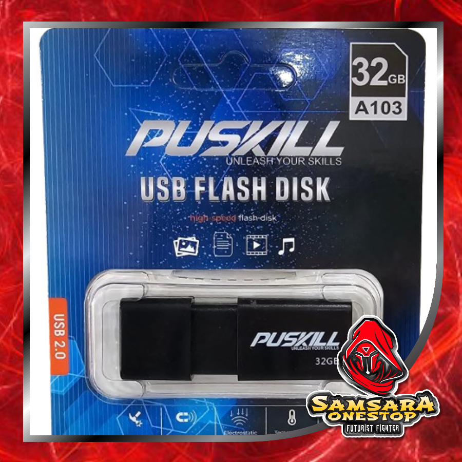 แฟลชไดรฟ์ PUSKILL 32GB 16GB 8GB 4GB ดั้งเดิม