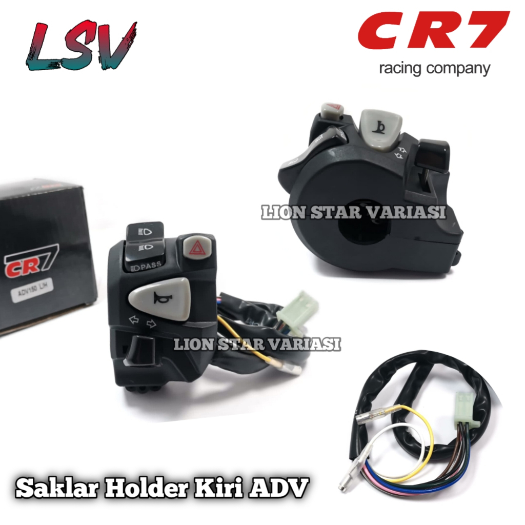 ที่วางสวิตช์ซ้ายรถจักรยานยนต์สากลสําหรับ ADV Nmax ADV Vixion CBR Sonic Fino Vario Satria FU PCX ETC.