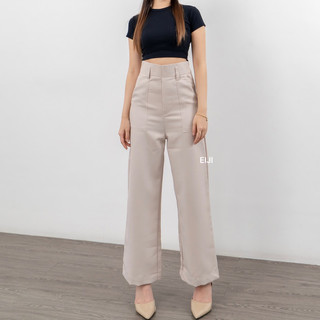 Eiji - Diora highwaist Pants / Kulot Pants Loose Wanita