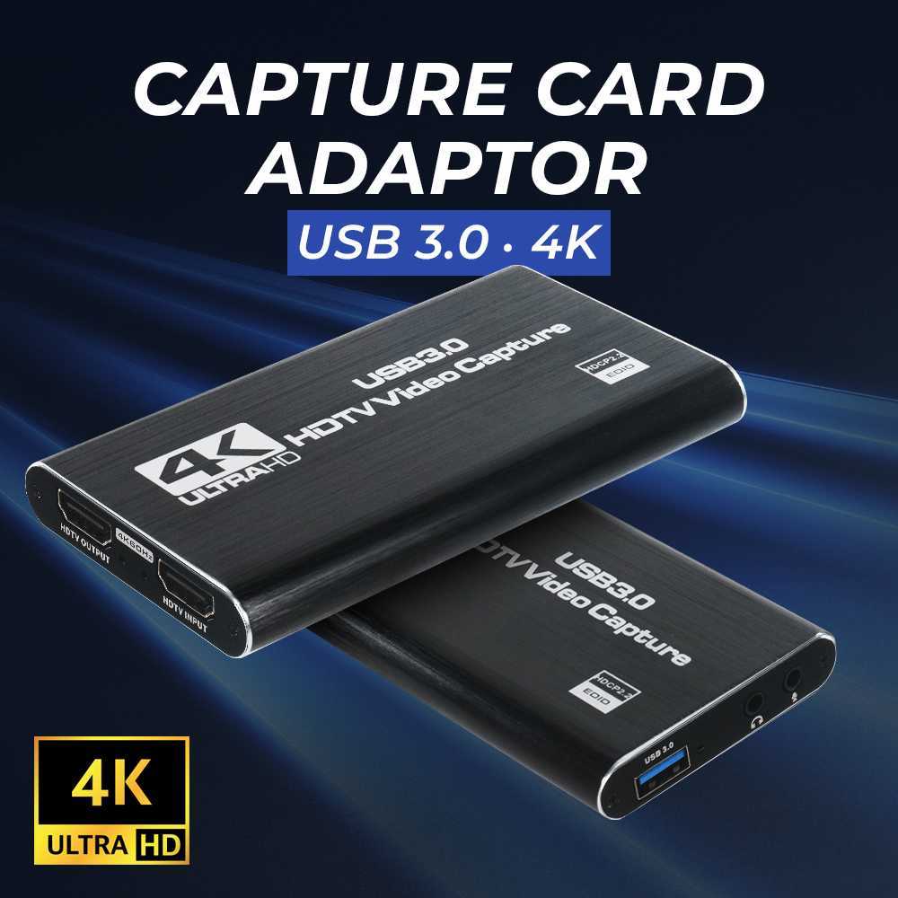ALLOYSEED HDMI Video Capture Card อะแดปเตอร์กล่องบันทึก USB 4K HDTV RU900 RU700