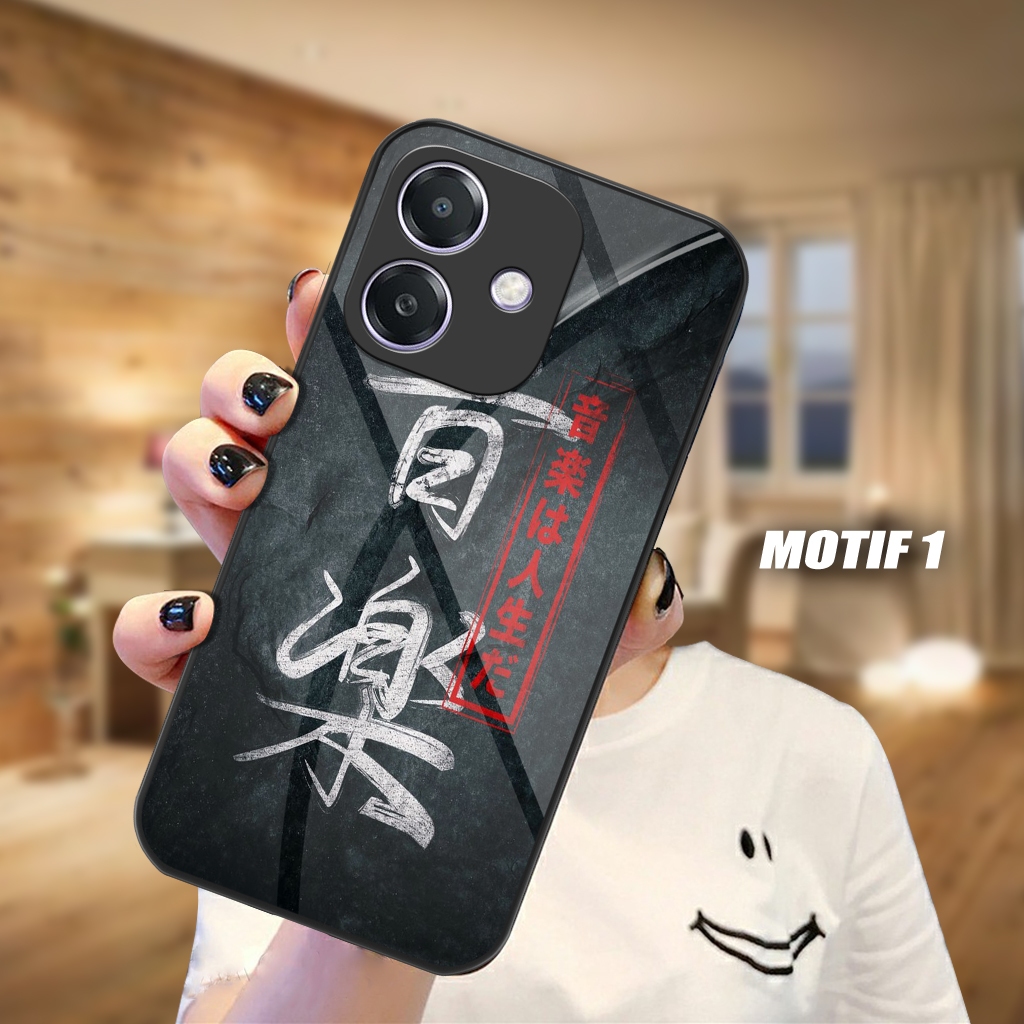 SOFTCASE GLASS HP OPP* A3X CASING HANDPHONE GRAPHIC OP A3X CASE HP PREMIUM CAMERA PROTECT