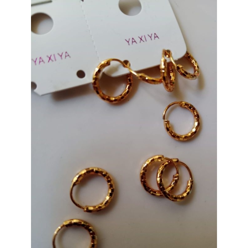 ต่างหูห่วง Xuping / ต่างหูทรงกลม Xuping Habibi_02