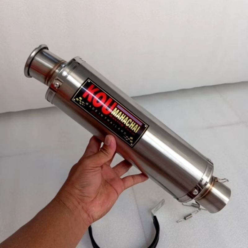 Canister Exhaust Muffler only pipe open KOU MAHACAI exhaust racing 51mm