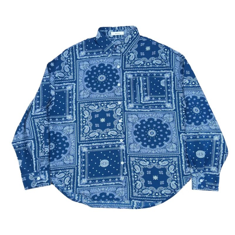 KEMEJA Million Pauline เสื้อเชิ้ตทรงกล่องผ้าพันคอ