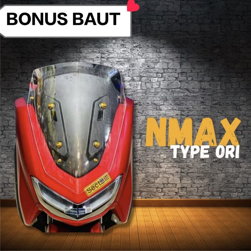 Winshiled Nmax New Visor Nmax 2020 2024 รุ่นมาตรฐาน
