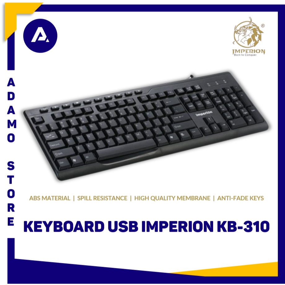 คีย์บอร์ด USB มัลติมีเดีย Imperion KB-310 Slim