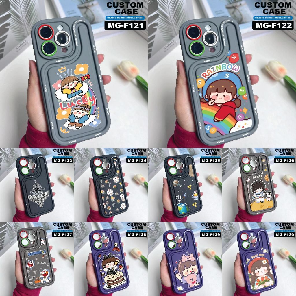 IPHONE 6/IP 6+/IP 7/IP 8/IP 7+/IP 8+/IP X/IP XS/IP XR/IP XS MAX ❤️ MUGELO MOTIF MG F121-F130 CASE TY