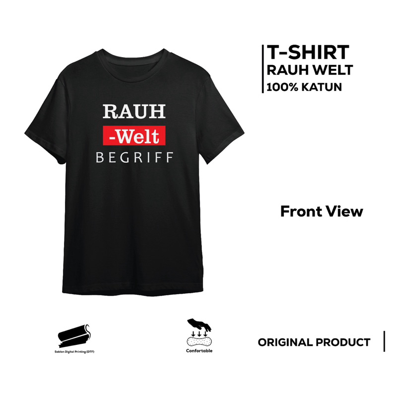 เสื้อยืด เสื้อยืด RWB Rauh Welt Begriff คุณภาพดีที่สุด