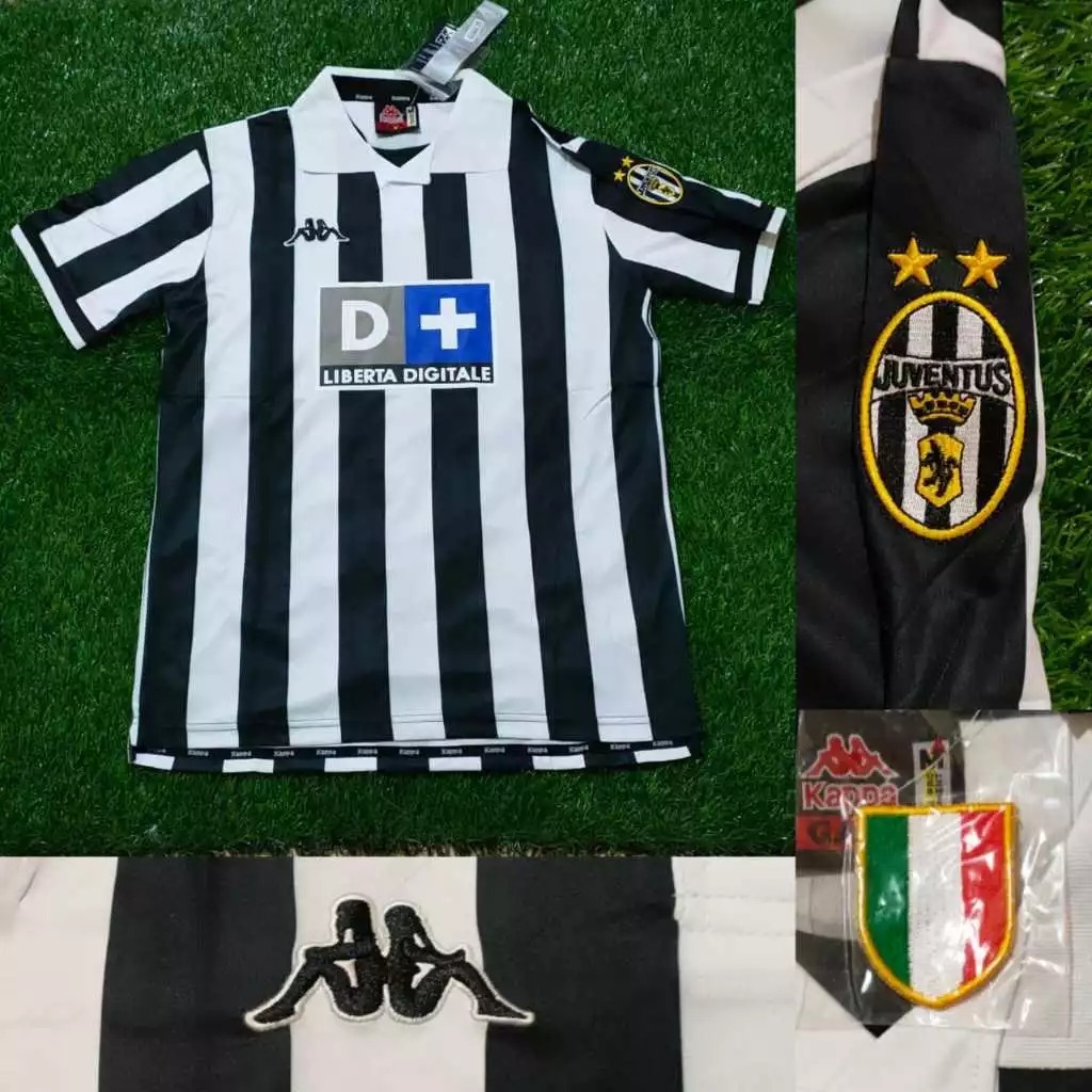 เสื้อเจอร์ซีย์ RETRO VINTAGE JUVENTUS HOME D+ 1998/1999 เกรด ORI AAA CLASSIC