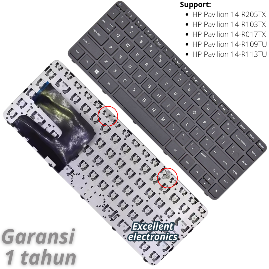 HP Pavilion 14-R205TX 14-R103TX 14-R017TX 14-R109TU 14-R113TU คีย์บอร์ดคุณภาพสูงใหม่
