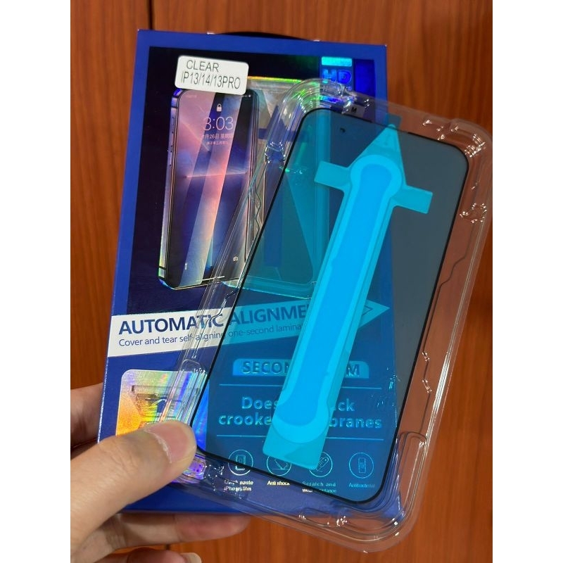กระจกนิรภัย Super Fit CLEAR SPY Iphone X XS Max Xr 11 12 13 14 15 16 16E 17 PRO MAX PLUS - AUTO FIT 