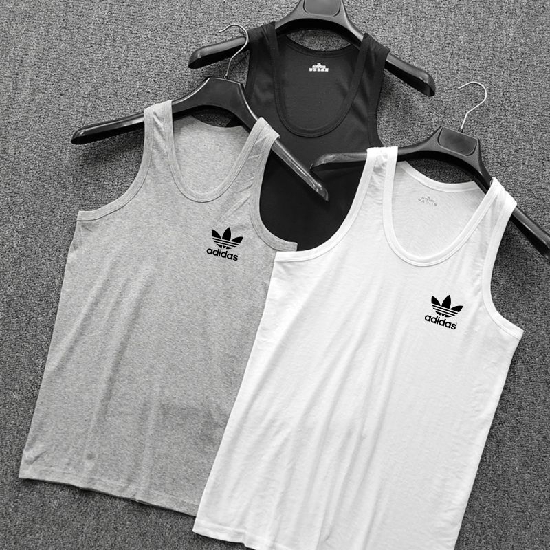 ADIDAS อาดิดาสเสื้อกล้ามผู้ชายเสื้อยืดเสื้อกล้ามผู้ชายผู้ใหญ่เสื้อกล้ามผู้ชาย